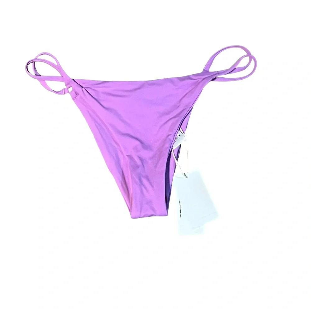 NWT lspace wilder bottom bitsy purple bikini swim bottoms size small - Picture 2 of 3